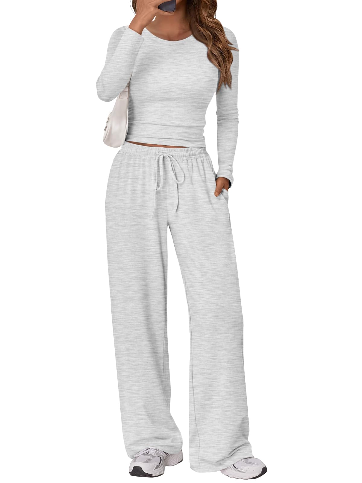 LILLUSORY Lounge Wear Sets for Women UK Tracksuit Airport Gym Outfits 2026 2 Piece Sets｜Co Ords｜Pajamas｜Yoga｜Capsule Wardrobe Clothing｜Autumn Clothes｜Fall Outfits｜Womens Fasion